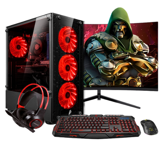 PC  GAMER Doom Red Plus Ryzen 5 8600G