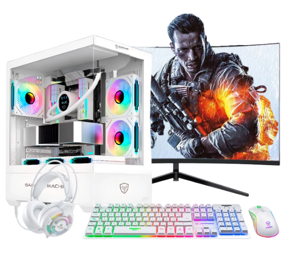 PC GAMER Falkor White Plus AMD Ryzen 7 8700F